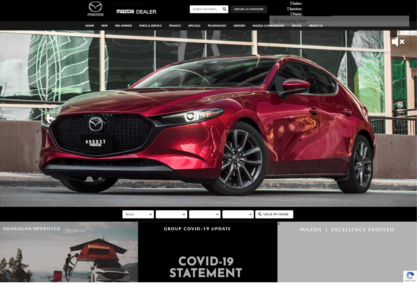 Mazda dealer search everywhere optimization