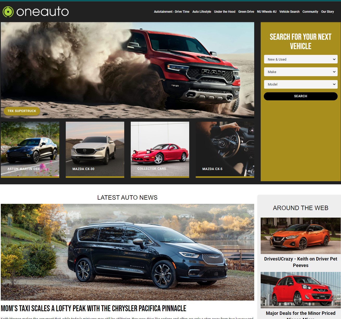 One Auto focuses on autotainment and auto content